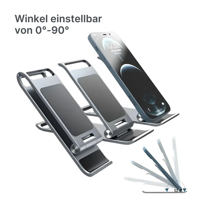 Universal Smartphone und Tablet Halter Handy Ständer Tablet Ablage