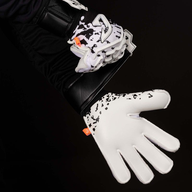 Fussballhandschuhe Kralle Splash Gr. 5 Weiss Torwart Keeper Goalie Handschuhe