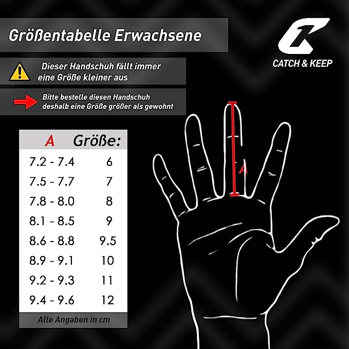 Fussballhandschuhe Fly Grey Soul Gr. 8 Grau Torwart Keeper Goalie Handschuhe