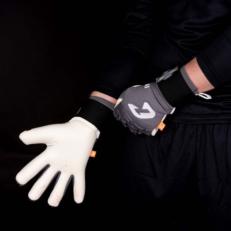 Fussballhandschuhe Fly Grey Soul Gr. 10 Grau Torwart Keeper Goalie Handschuhe