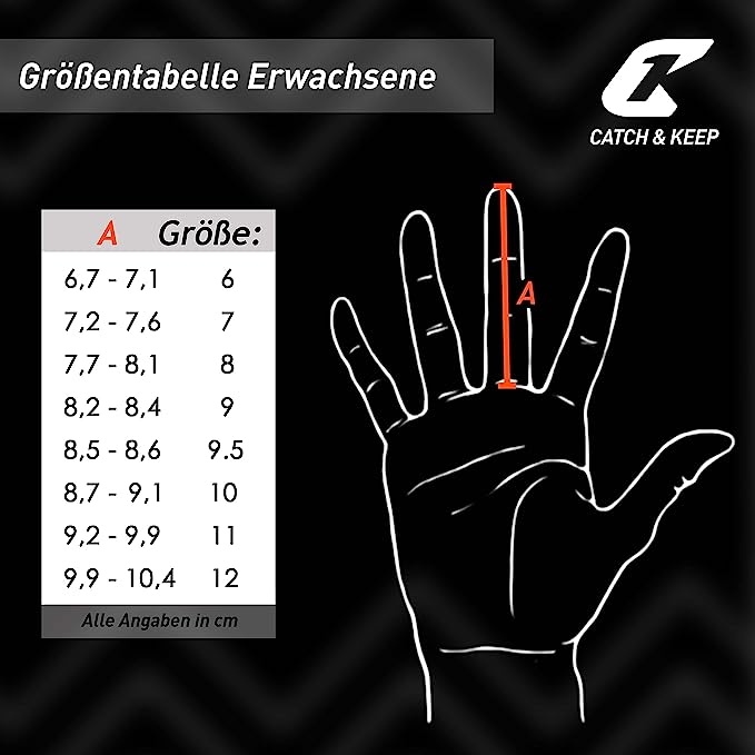 Fussballhandschuhe Fly Protect Gr. 10 Rot Torwart Keeper Goalie Handschuhe