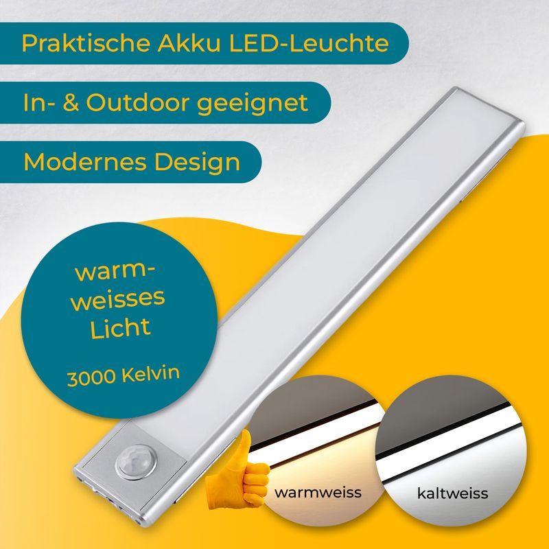 Leuchte Licht Nachtlicht Lampe Lichtleiste Bewegungsmelder LED