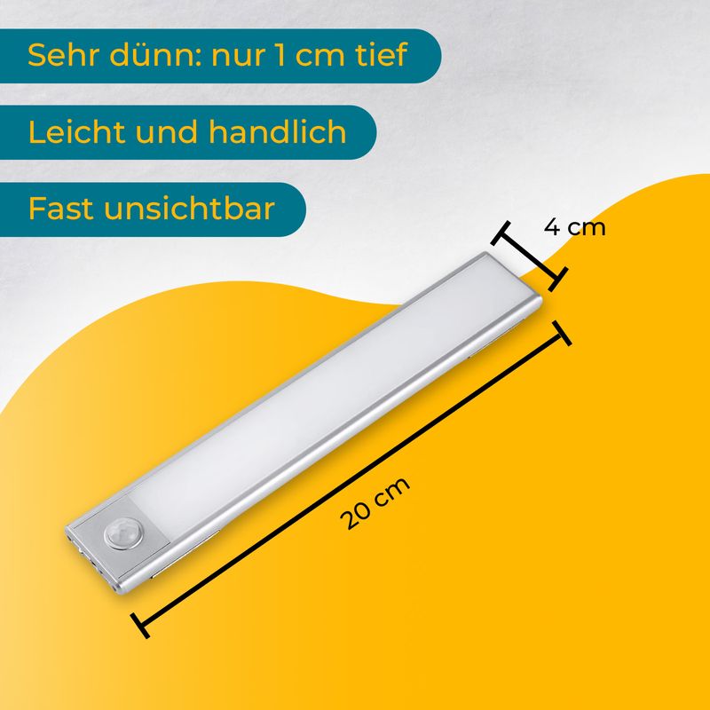 Leuchte Licht Nachtlicht Lampe Lichtleiste Bewegungsmelder LED