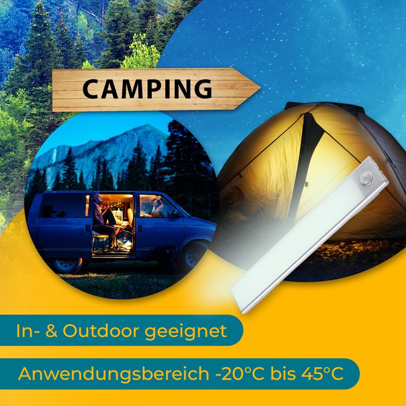 Leuchte Licht Lampe Nachtlicht Lichtleiste Bewegungsmelder LED