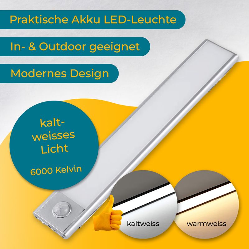 Lichtleiste Nachtlicht Leuchte Lampe Licht Bewegungsmelder LED