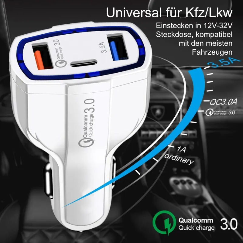 Auto-USB-Ladegerät KFZ-USB-Adapter KFZ-USB-Ladegerät Auto-USB-Adapter