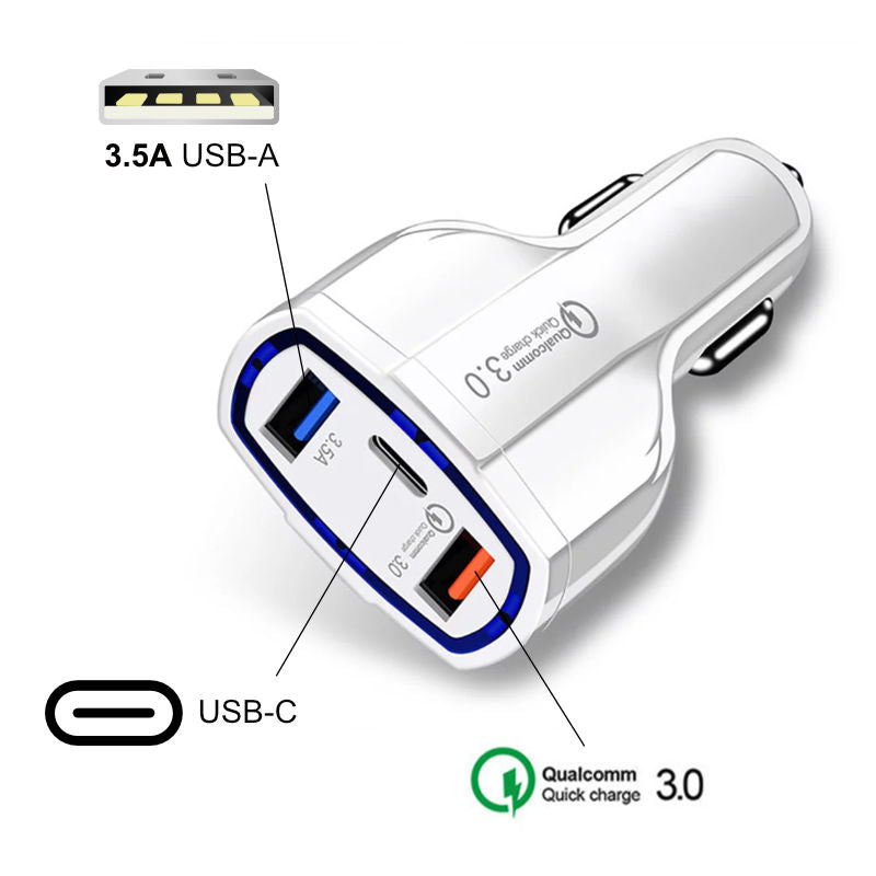 Auto-USB-Ladegerät KFZ-USB-Adapter KFZ-USB-Ladegerät Auto-USB-Adapter