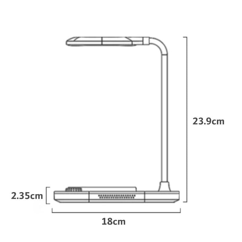 4-in-1 Tischlampe Schnelllader für Smartphone Smartwatch Kopfhörer