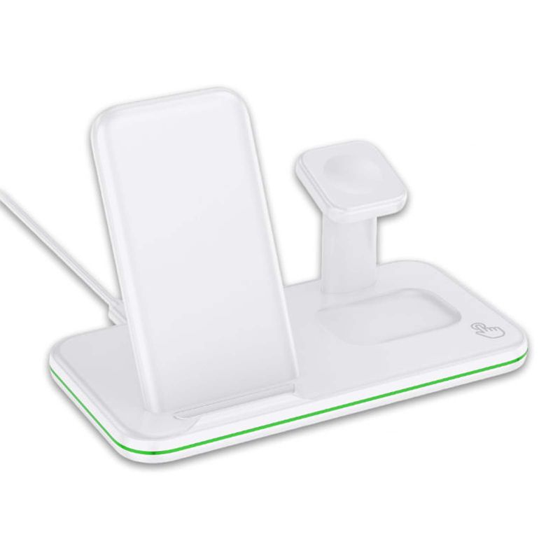 3-in-1 Ladestation für Smartphone Smartwatch Kopfhörer Dockingstation