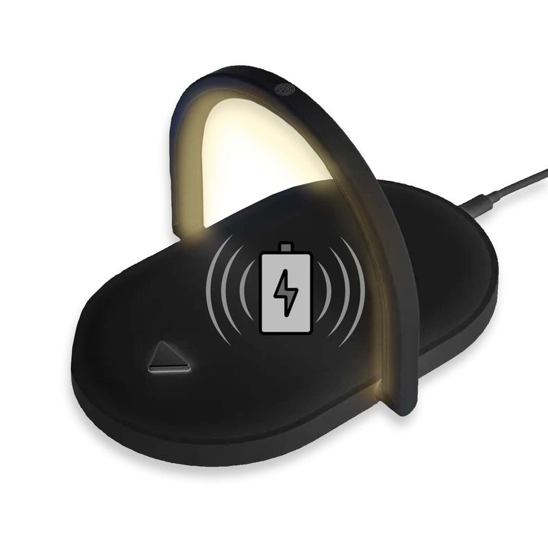 Ladestation mit Beleuchtung Smartphone Ladegerät Wireless Charger
