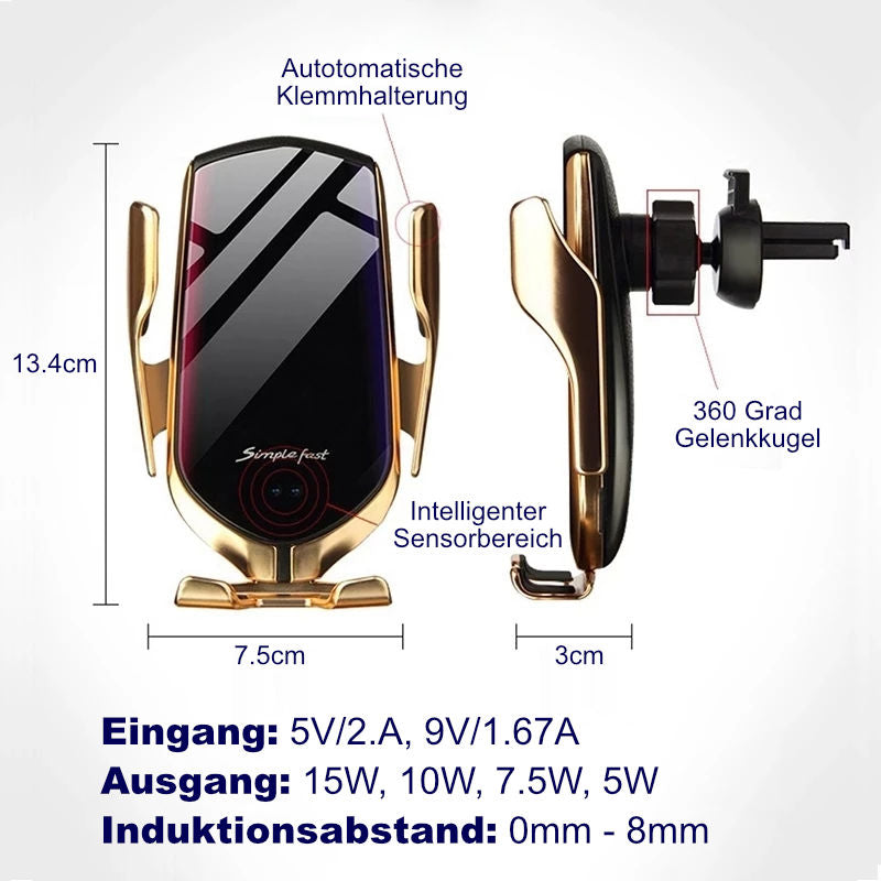 Smartphonehalterung Auto Fahrzeug Handyhalterung Auto Handyhalter