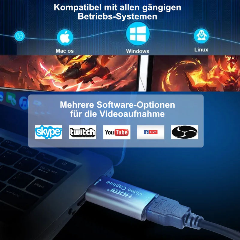 HDMI Capture Card HDMI zu USB 3.0 Video Capture HDMI Capture Device