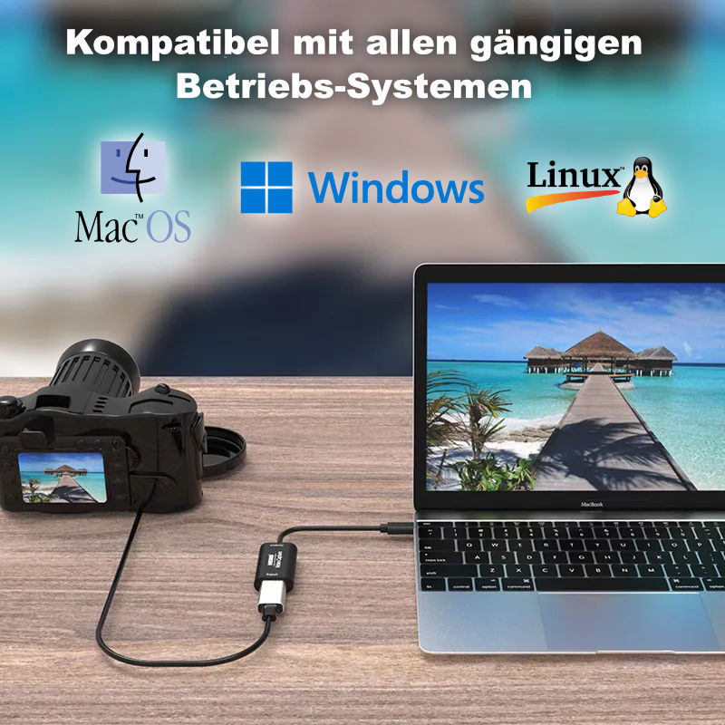 USB-C zu HDMI Game Video Capture Card Adapter USB-C HDMI Capture Card