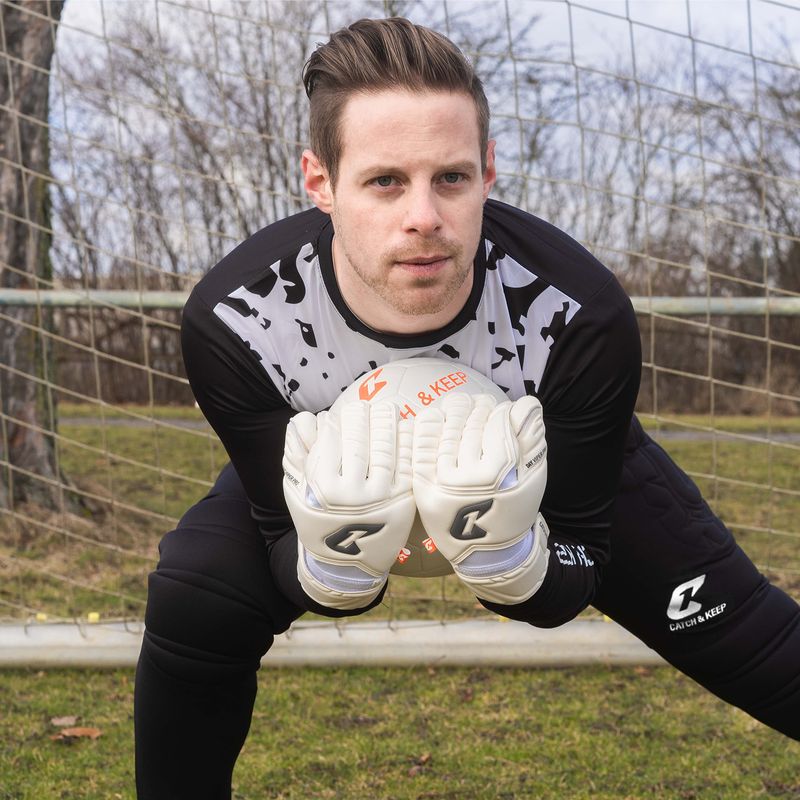 Torwarthose Flight Protection Gr. S Schwarz Fussball Goalie Torwart Trainingshose
