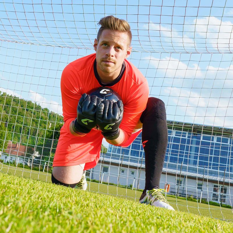 Fussballstrümpfe Premium Torwart Socke Gr. 46-49 Schwarz Fussball Stulpen Strümpfe