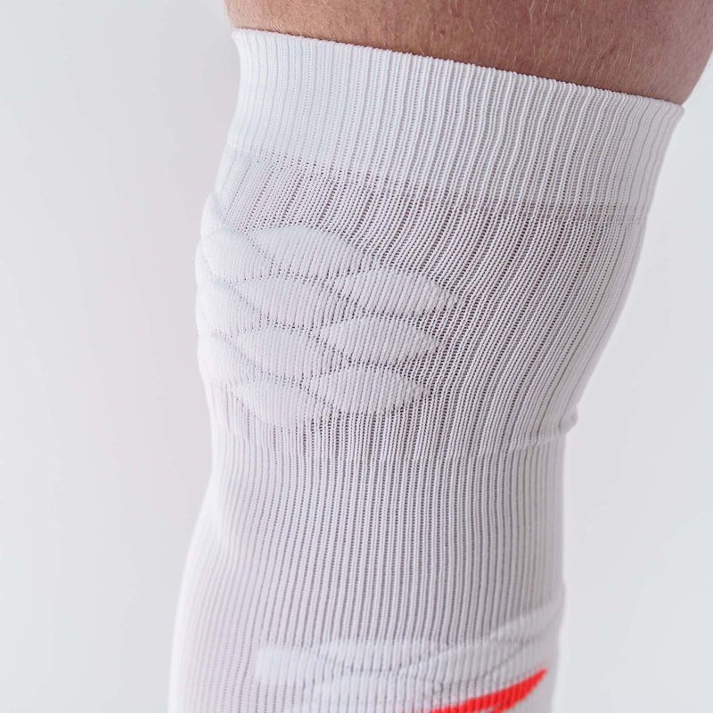 Fussballstrümpfe Premium Torwart Socke Gr. 46-49 Weiss Fussball Stulpen Strümpfe