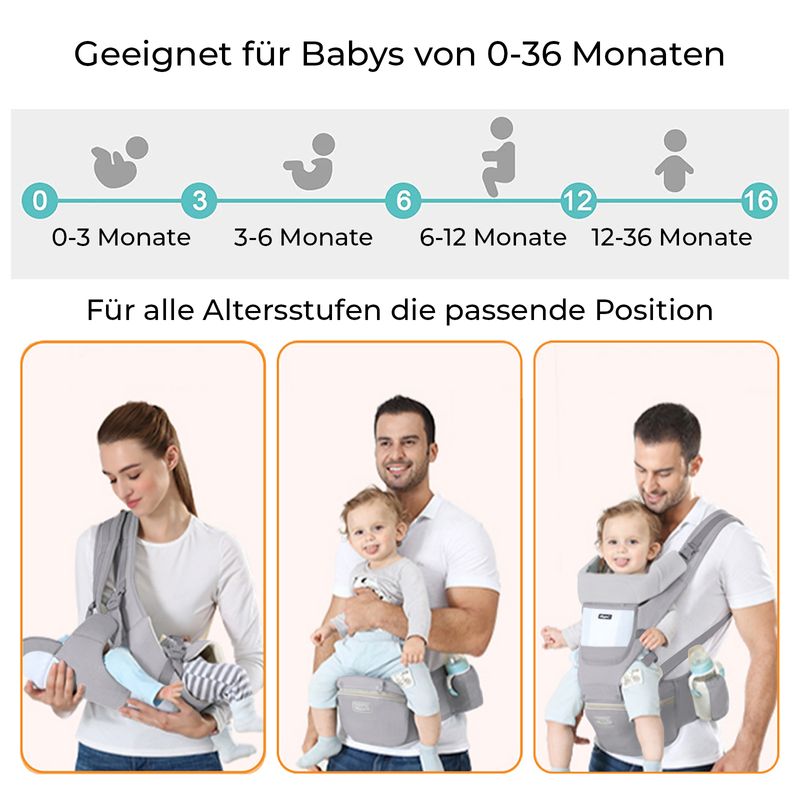 Babytrage Baby Träger Baby Carrier Kindertrage Hüftsitz Taille Hocker