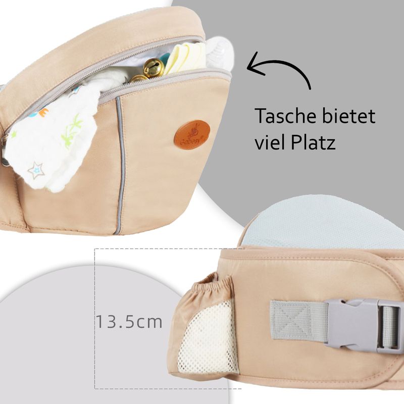 Taillen Hocker Babytragehilfe Baby Carrier Hüftsitz Tragesitz