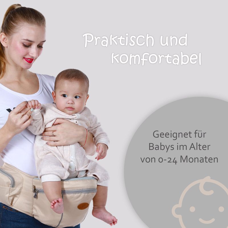 Baby Carrier Taillen Hocker Babytragehilfe Hüftsitz Tragesitz