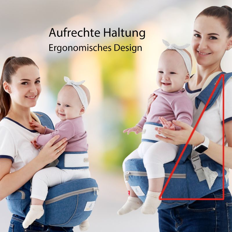 Taillen Hocker Babytragehilfe Baby Carrier Hüftsitz Tragesitz