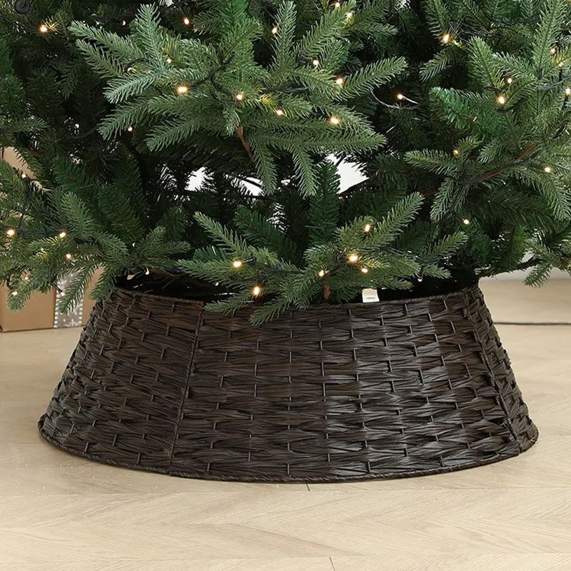 Weihnachtsbaum Rock Kragen Korb Korbabdeckung Tannenbaum Ring