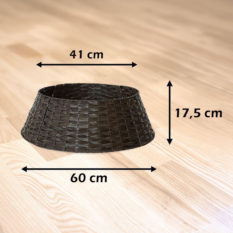 Weihnachtsbaum Rock Kragen Korb Korbabdeckung Tannenbaum Ring