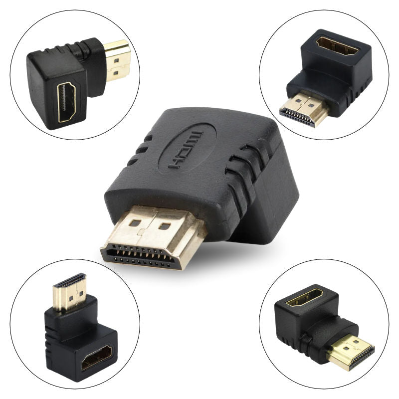HDMI-Stecker auf HDMI-Buchse HDMI Winkeladapter 90° Winkeladapter HDMI