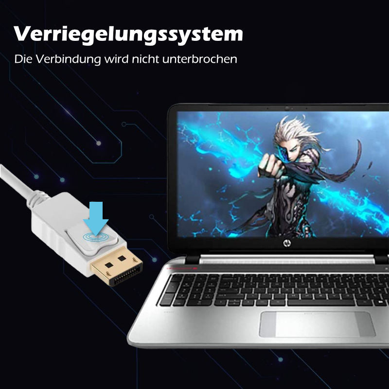 DisplayPort zu HDMI 25cm DisplayPort auf HDMI Konverter Adapterleitung