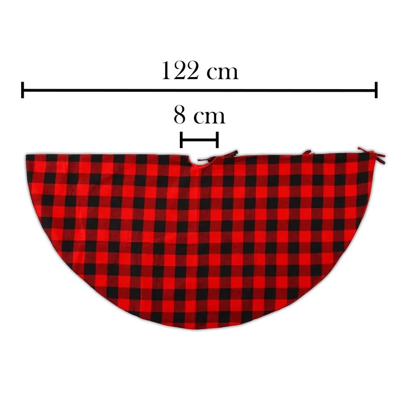 Christbaum-Rock Weihnachtsbaumdecke Tannenbaum-Teppich Baumrock-Matte