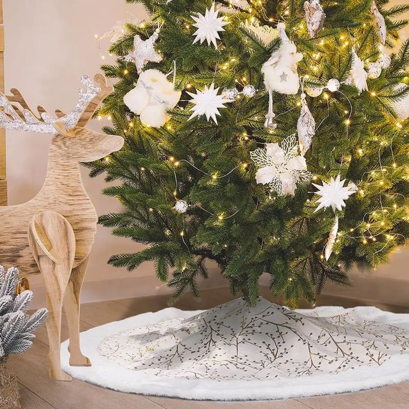 Weihnachtsbaumdecke Tannenbaum-Teppich Christbaum-Rock Baumrock-Matte