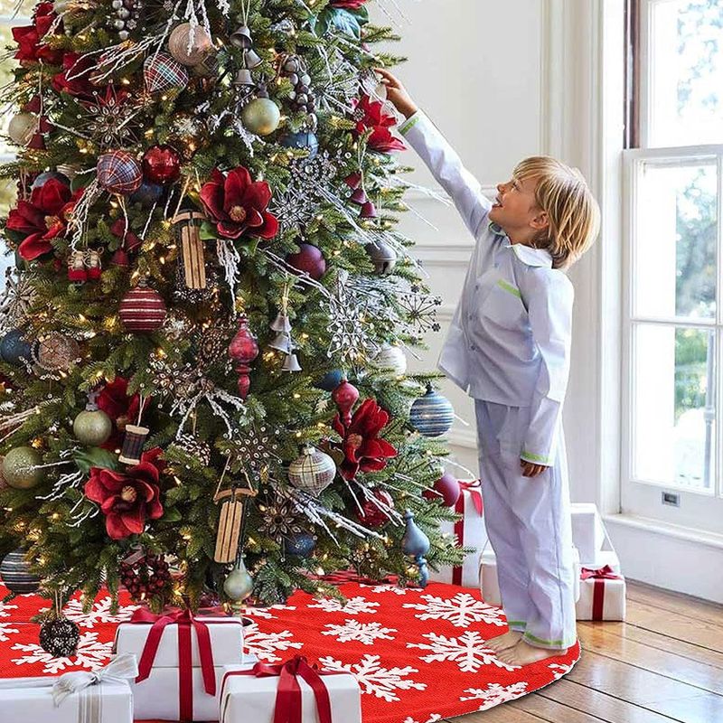 Weihnachtsbaumdecke Christbaum-Rock Baumrock-Matte Tannenbaum-Teppich