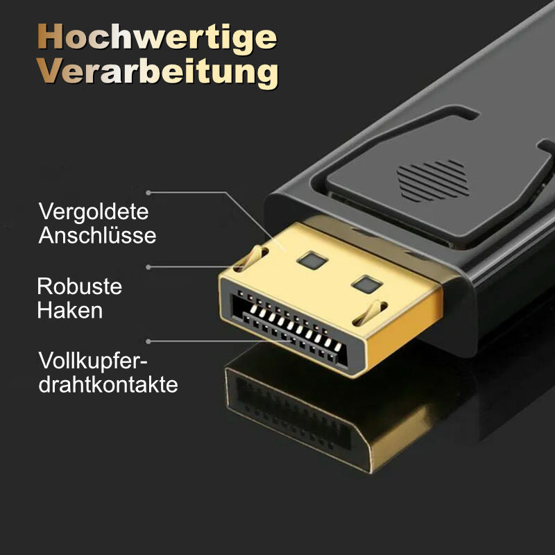 Adapter Displayport zu HDMI DP zu HDMI Adapter DP Stecker HDMI Buchse