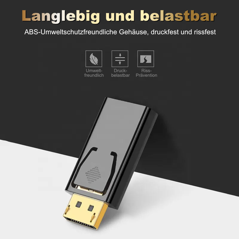 Adapter Displayport zu HDMI DP zu HDMI Adapter DP Stecker HDMI Buchse
