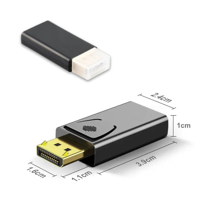 Adapter Displayport zu HDMI DP zu HDMI Adapter DP Stecker HDMI Buchse