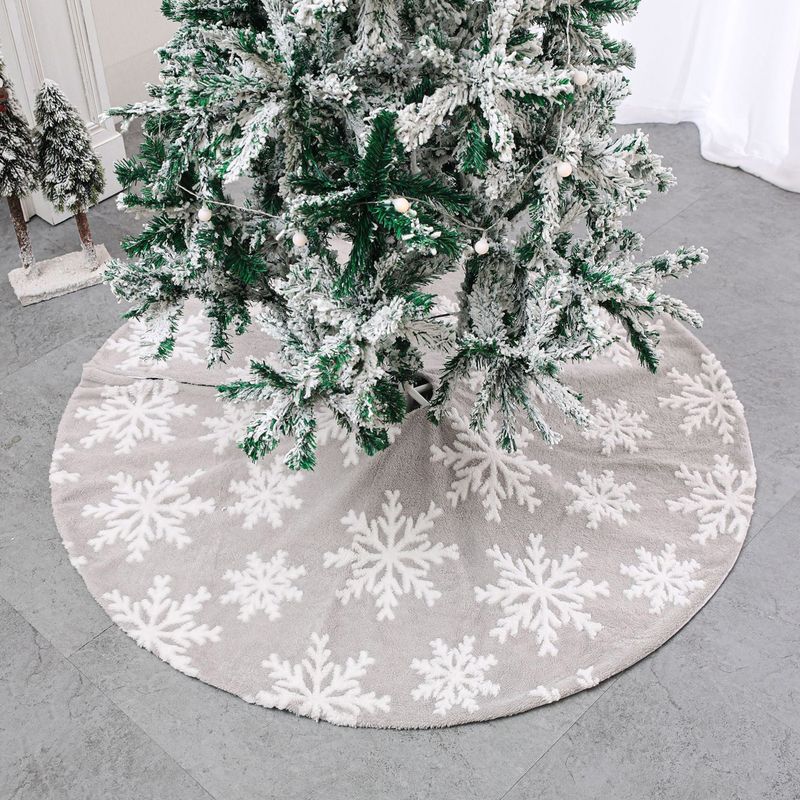 Weihnachtsbaumdecke Tannenbaum-Teppich Christbaum-Rock Baumrock-Matte
