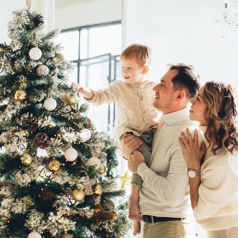 Weihnachtsbaumdecke Tannenbaum-Teppich Christbaum-Rock Baumrock-Matte