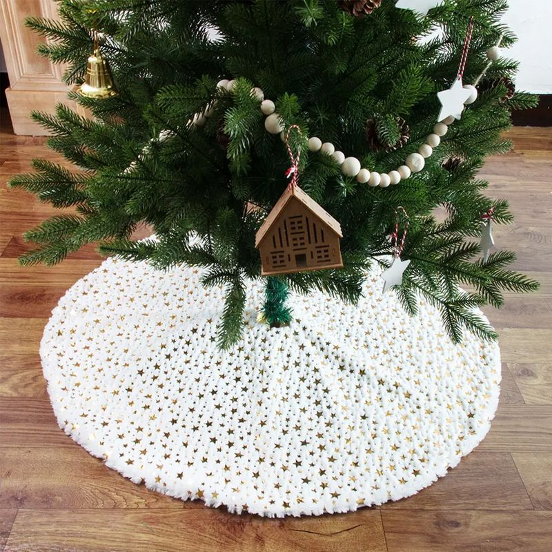 Christbaum-Rock Weihnachtsbaumdecke Baumrock-Matte Tannenbaum-Teppich