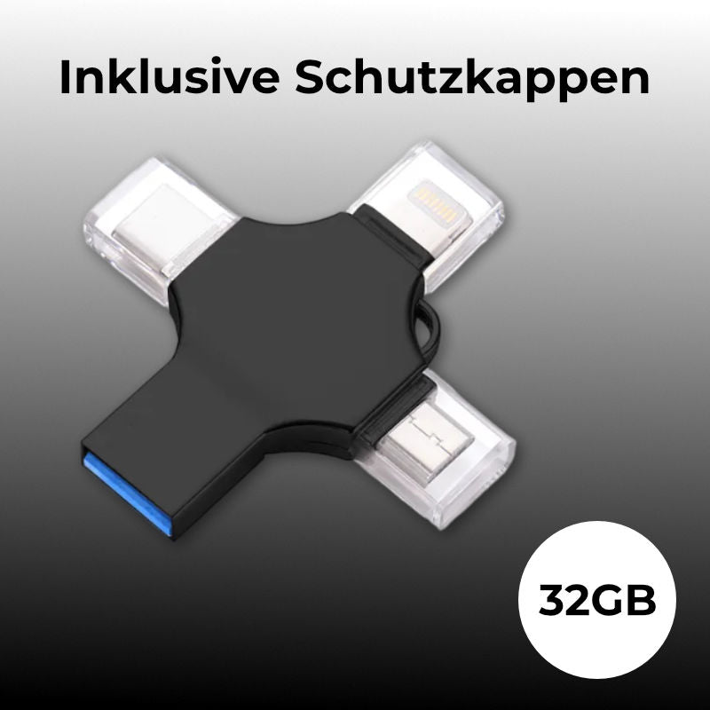 4-in-1 USB-Stick Lightning-Stick Datenstick Flash-Laufwerk USB-Drive