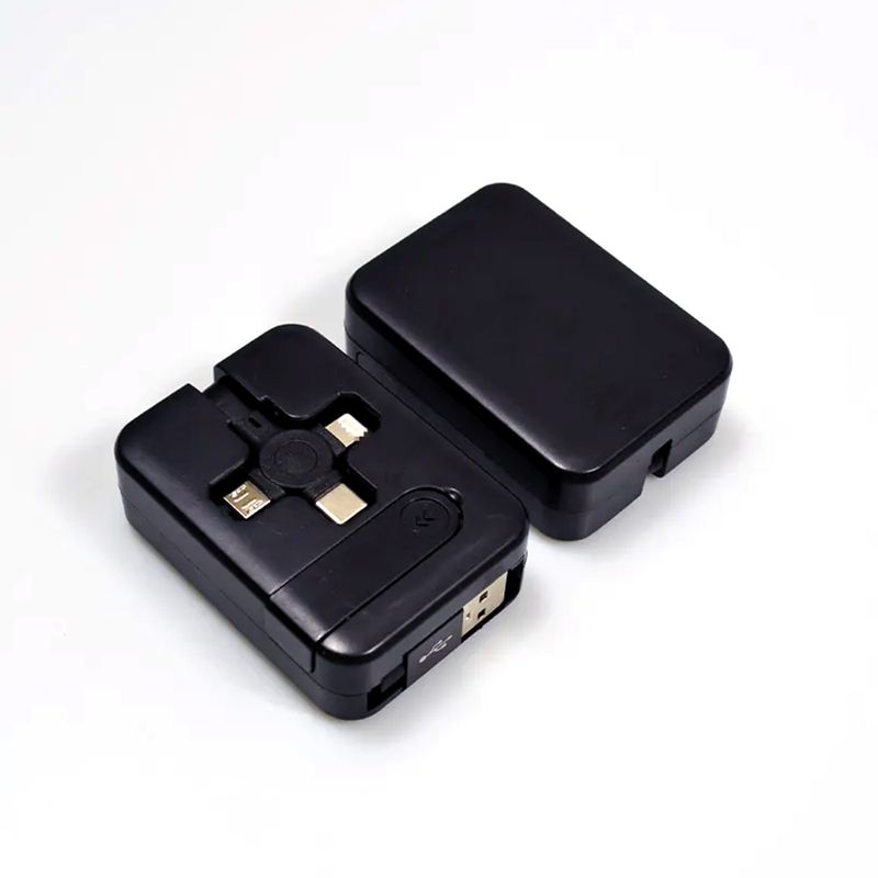 USB-Multianschlussladekabel USB-C Micro USB Lightning Ladekabel 3in1