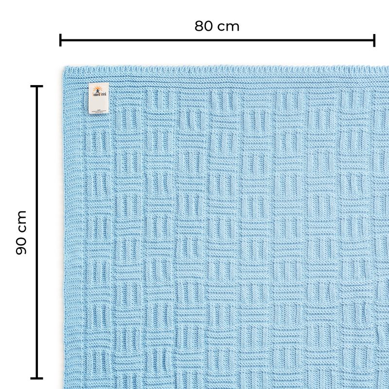 Babydecke Kuscheldecke Strickdecke Baumwolldecke Krabbeldecke