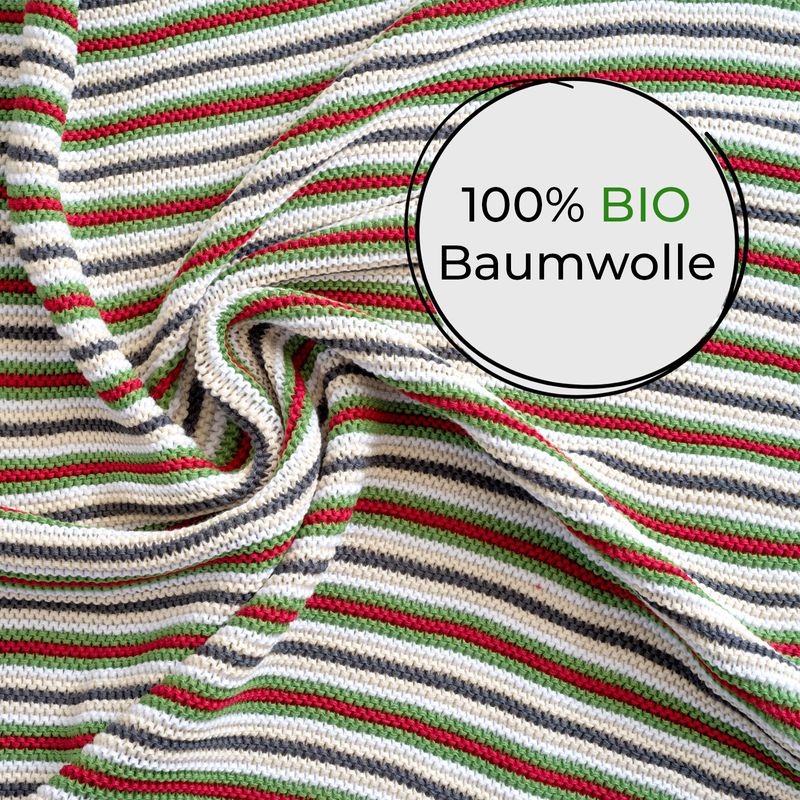 Babydecke Strickdecke Kinder Kuscheldecke Baumwolldecke Säuglingsdecke