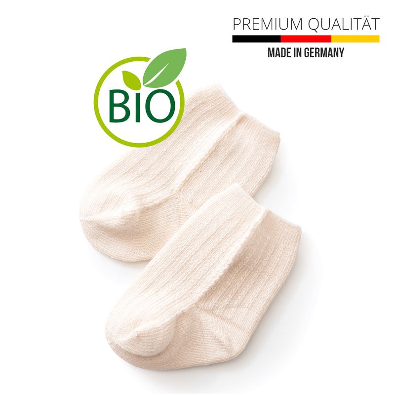 Baby-Socken Baby-Stricksocken Säuglings-Söckchen Erstlingssocken