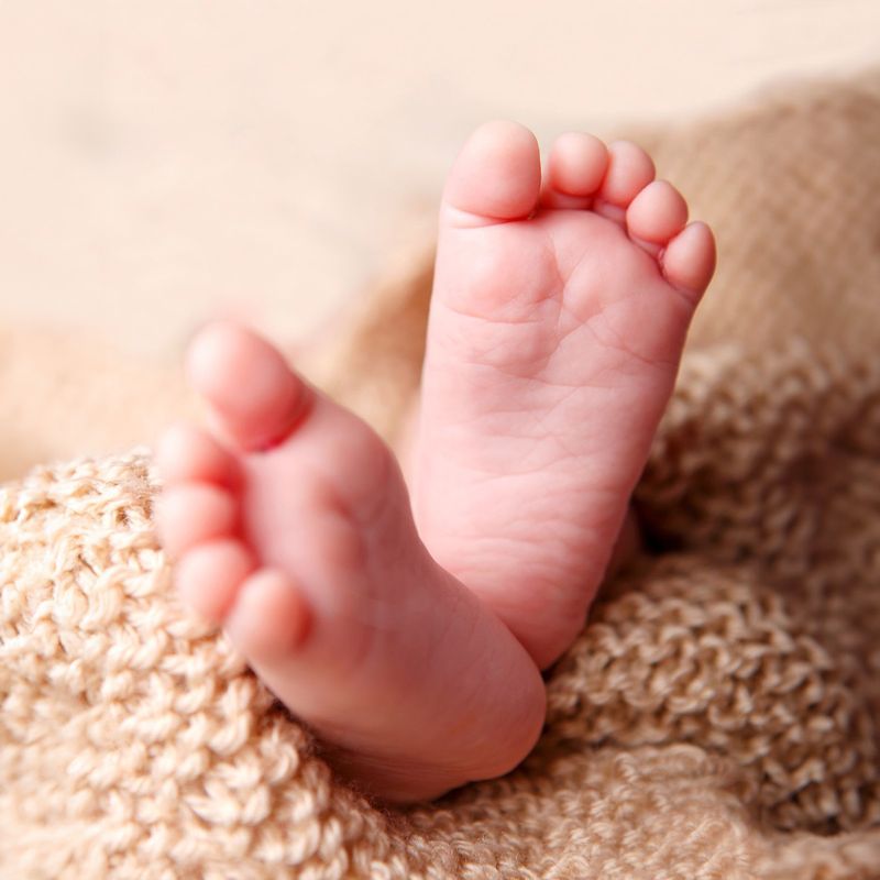 Baby-Socken Baby-Stricksocken Säuglings-Söckchen Erstlingssocken