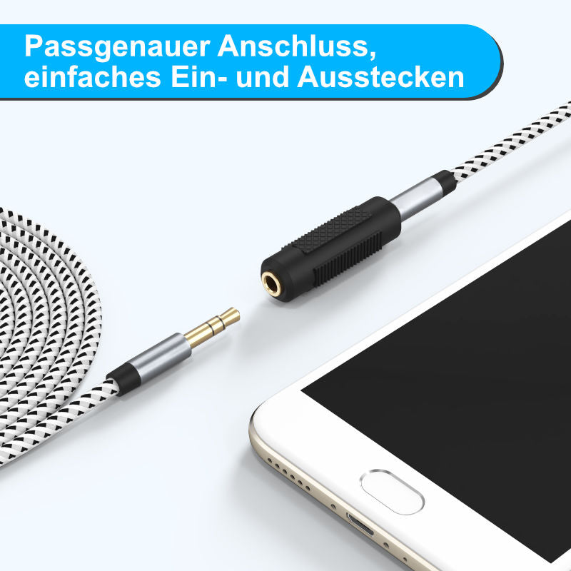 female Audio-Adapter Jackadapter female to female Klinkenkupplung