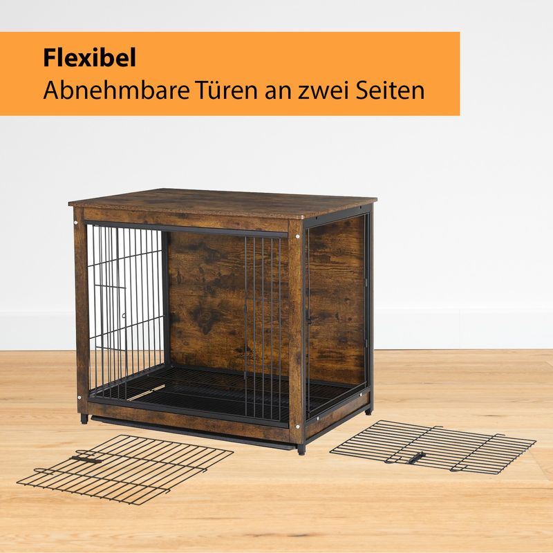 Möbel-Hundebox Grösse S Hundekäfig Haustierkäfig Beistelltisch