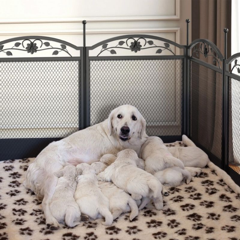 Tiergehege Freigehege Welpenauslauf Welpenlaufstall Welpengitter