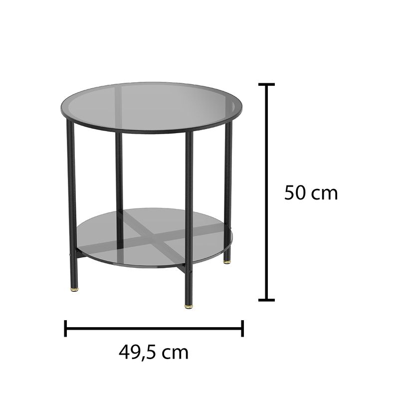 Beistelltisch Wohnzimmertisch Couchtisch Glastisch Sofatisch
