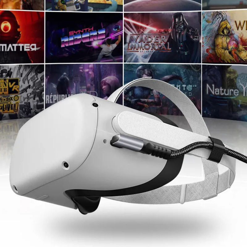Oculus Quest 1 + 2 Datenkabel 5m VR Brillen Kabel VR Headset