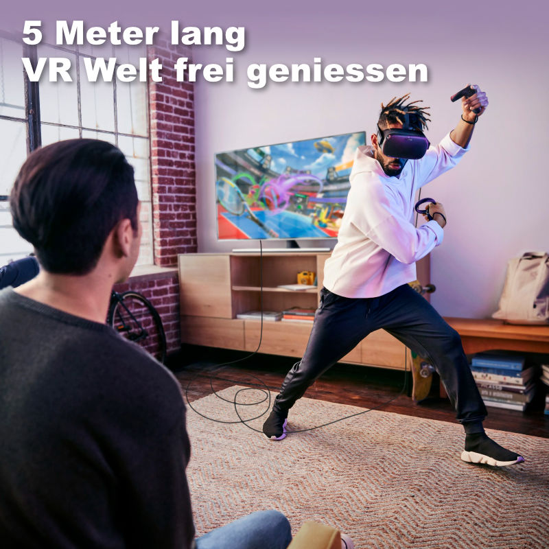 Oculus Quest 1 + 2 Datenkabel 3m Kabel für VR Brille VR Headset