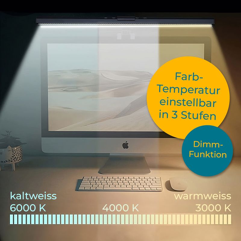 Bildschirmbeleuchtung Screenbar Monitorlicht Monitorbeleuchtung LED